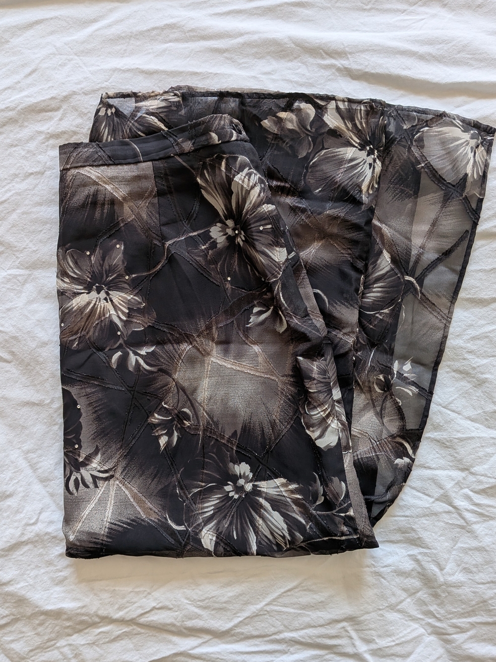 Vintage Sag Harbor Floral Maxi Skirt